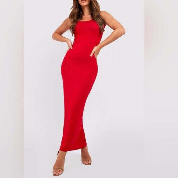 Boohoo Red Maxi Dress - Picture 1 of 11
